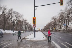 Ski de fonds dans les bus de la STM