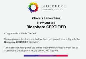 Bonne pratiques- 1er certifié Biosphère2